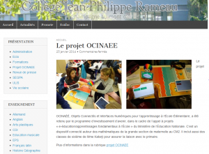 blog Collège JP Rameau